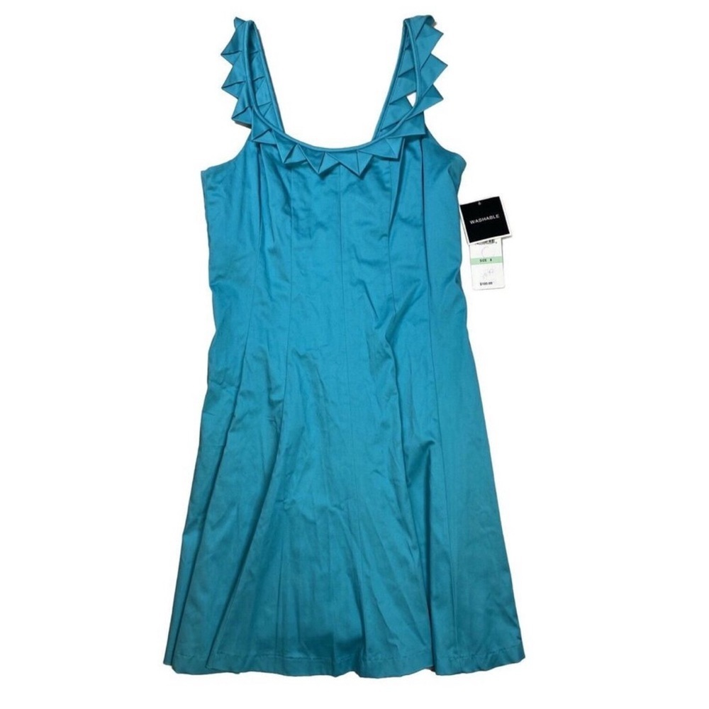 NWT K Studio Women's Blue Sleeveless Sheath Dress - 8